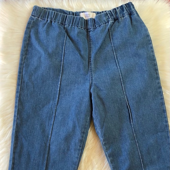 TEXTILE Elizabeth & James Seamed Denim Leggings - Picture 4 of 8